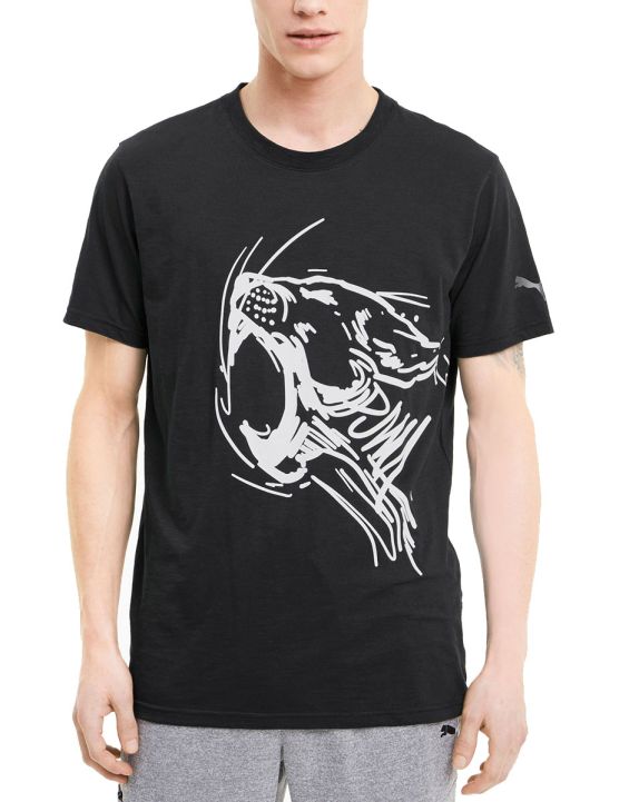 'PUMA Performance Graphic Tee Black