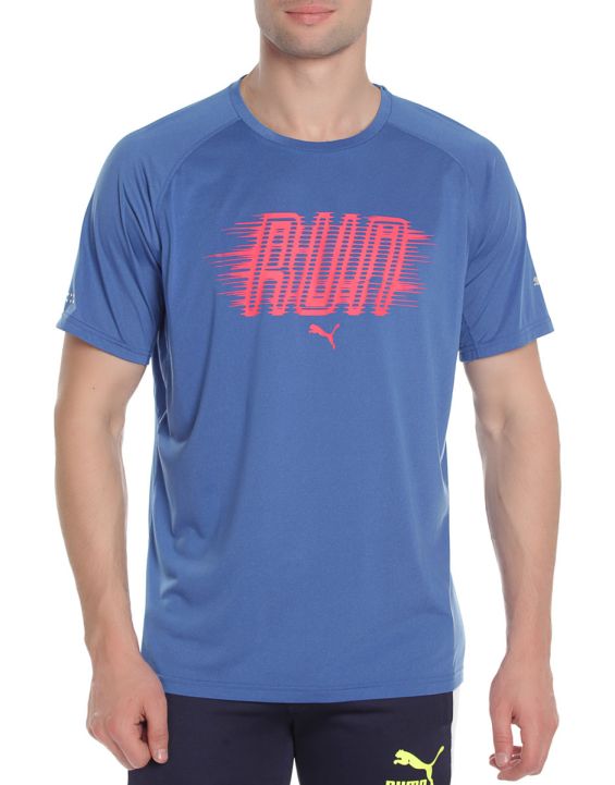 'PUMA Run Ss Tee Blue