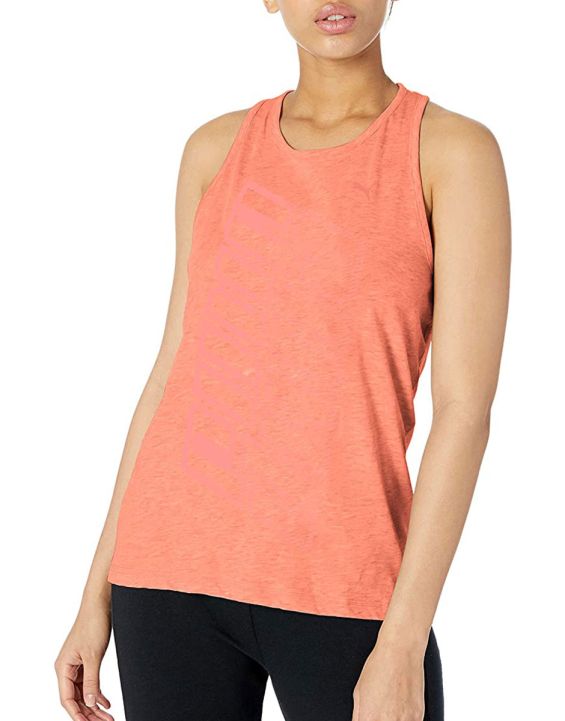 'PUMA Spring Twist It Logo Tank Coral