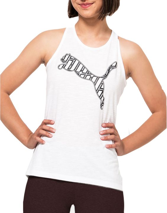 'PUMA Spring Twist It Logo Tank White