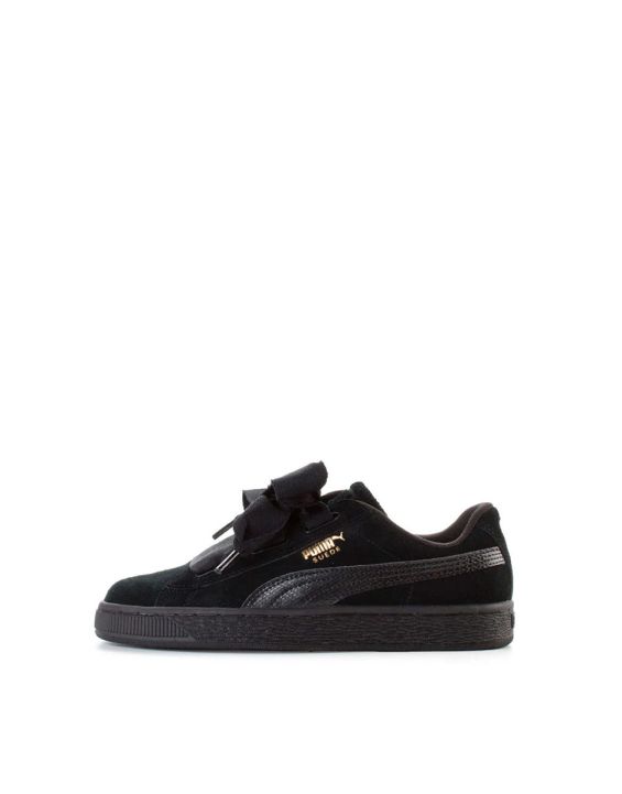 'PUMA Suede Heart Snk Ps Negro Y Salmon All Black