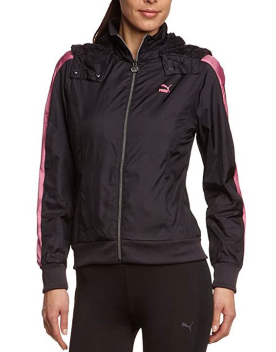 'PUMA T7 Windbreaker Jacket Black