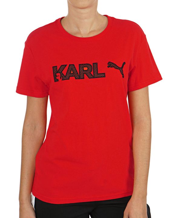 'PUMA X Karl Lagerfeld High Risk Tee Red