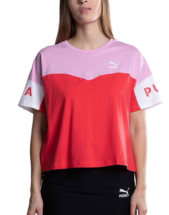 'PUMA Xtg Colorblock Tee Pink