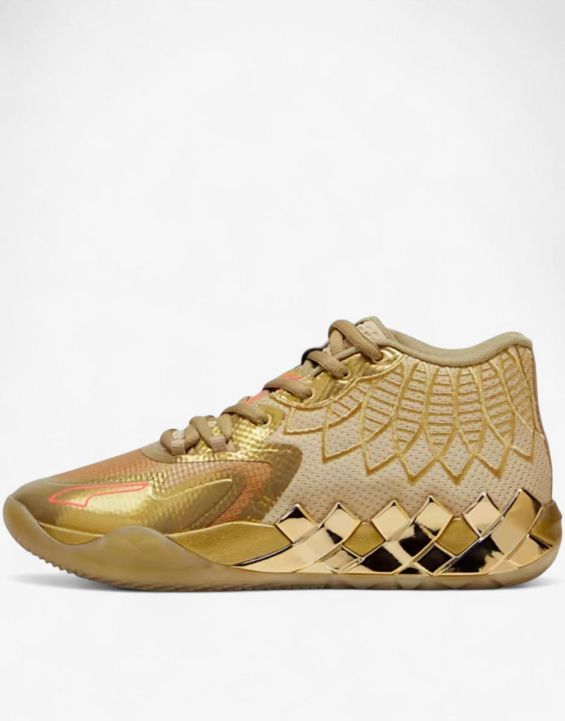 'PUMA x LaMelo Ball Mb.01 Basketball Shoes Metallic Gold