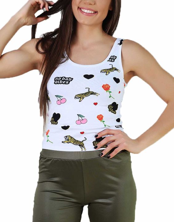 'PAUSE Rose Top White