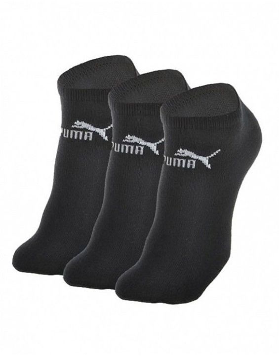 'PUMA 3-Pack Trainer Socks Black