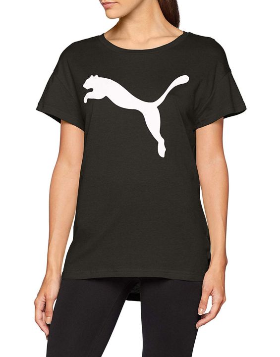 'PUMA Active Logo Tee Black