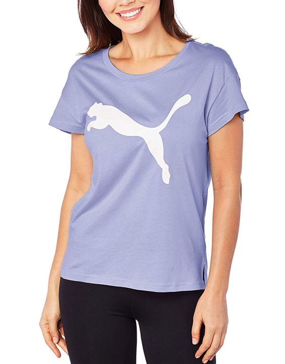 'PUMA Active Logo Tee Purple