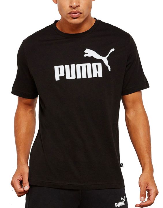 'PUMA Essential Logo Tee Black