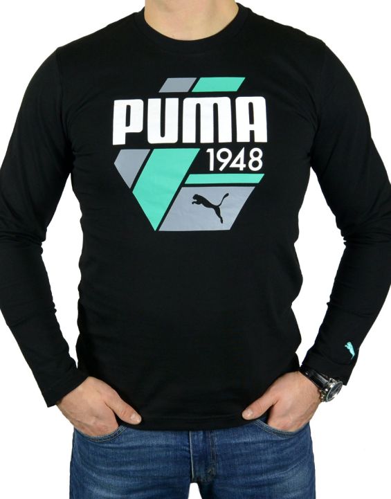 'PUMA Fun Casual Logo Blouse Black