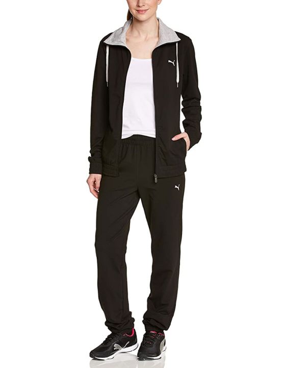 'PUMA Jersey Tracksuit Black