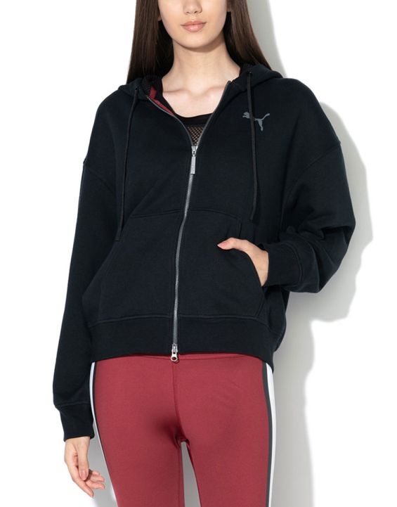 'PUMA Selena Gomez Womens Full Zip Hoodie Black