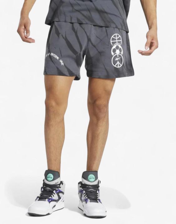 'REEBOK Classics Block Party Shorts Grey 'REEBOK Classics Block Party Shorts Grey