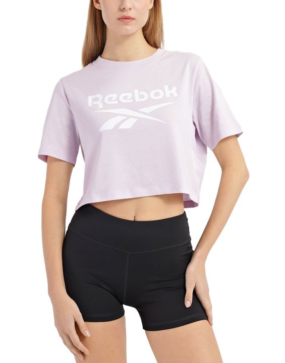 'REEBOK Identity Crop Tee Purple