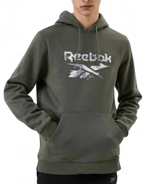 'REEBOK Identity Modern Camo Hoodie Green 'REEBOK Identity Modern Camo Hoodie Green