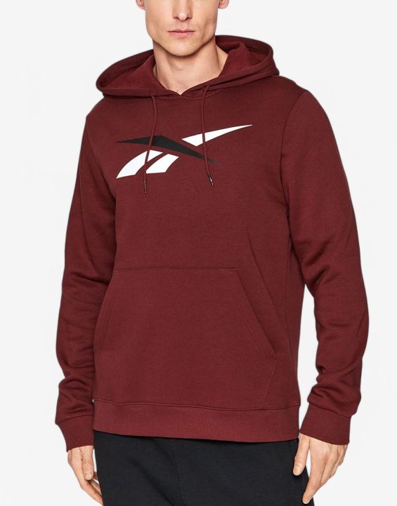 'REEBOK Training Essentials Vector Hoodie Burgundy