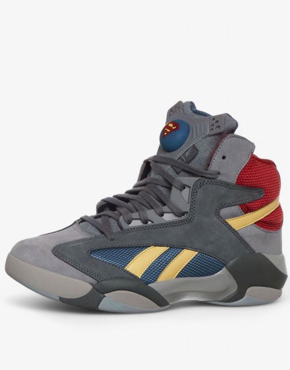 'REEBOK x DC Comics Shaq Attaq 'Man of Steel' Shoes Grey 'REEBOK x DC Comics Shaq Attaq 'Man of Steel' Shoes Grey