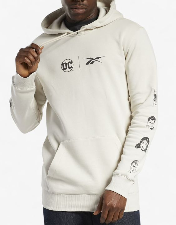 'REEBOK x DC Logo Hoodie Beige 'REEBOK x DC Logo Hoodie Beige