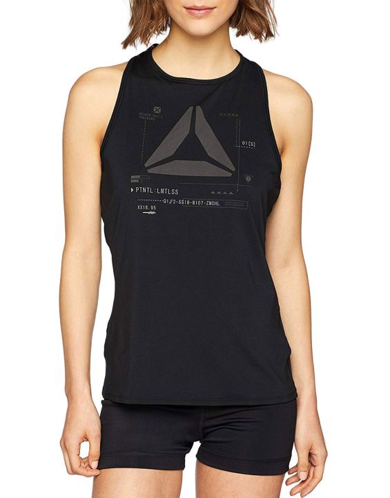 'REEBOK Activchill Graphic Tank Black