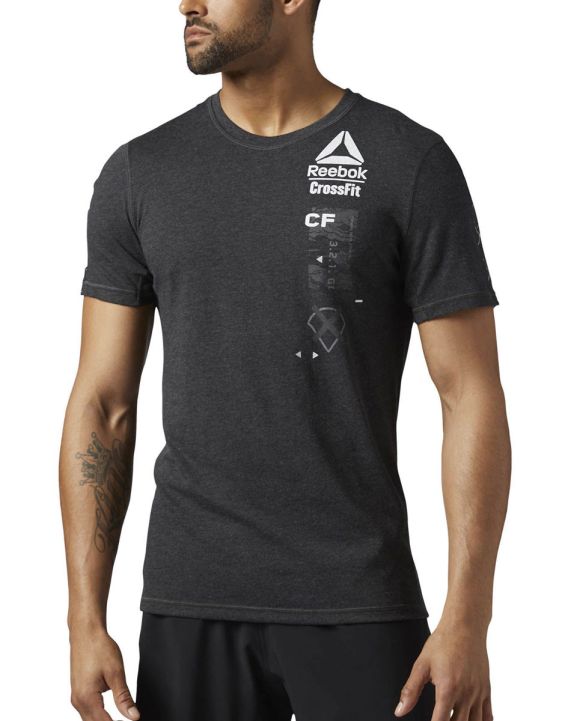 'REEBOK CrossFit Poly Blend Tee Black