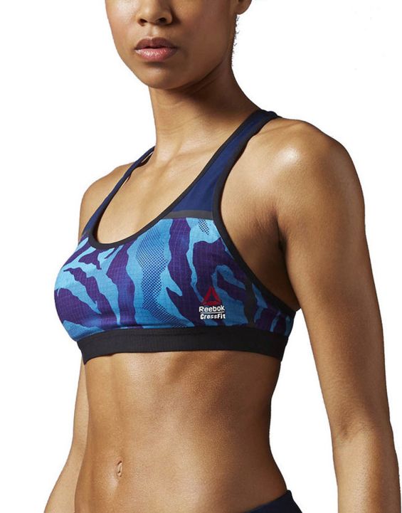 'REEBOK CrossFit Racer Bra Blue