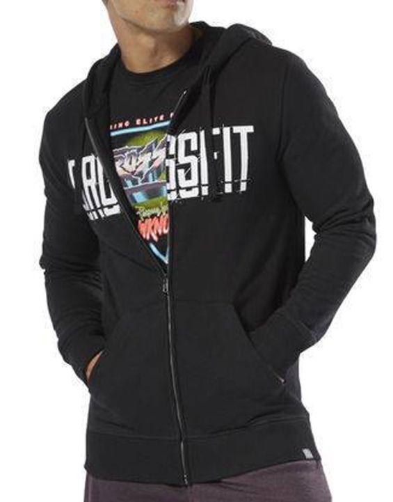 'REEBOK CrossFit Zip Hoodie Black