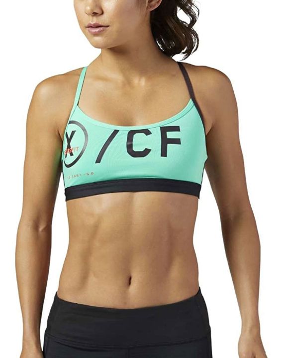 'REEBOK Crossfit Strappy Bra Green