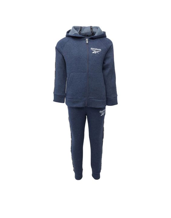 'REEBOK Junior Classic Logo Taped Fleece Suit Navy
