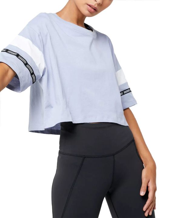 'REEBOK Meet You There Colorblock Tee Blue