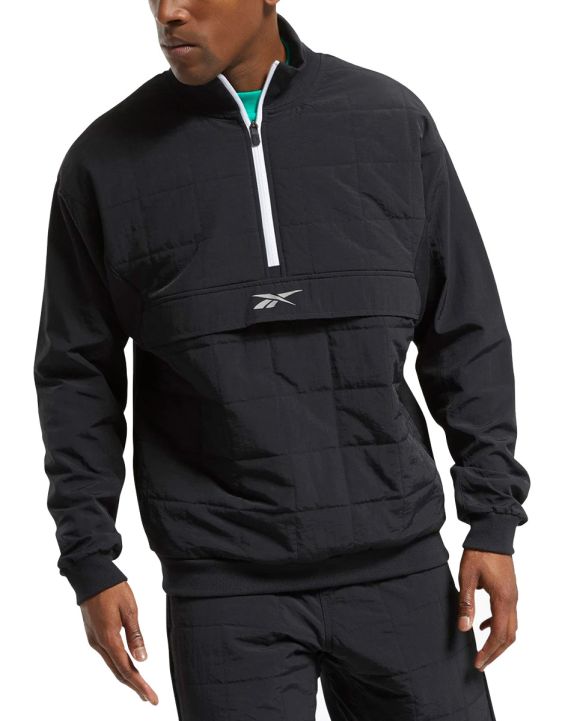 'REEBOK Myt Quilted Half-Zip Jacket Black