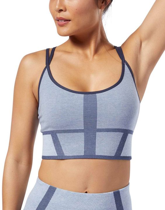 'REEBOK Nature X Low-Impact Seamless Bra Grey