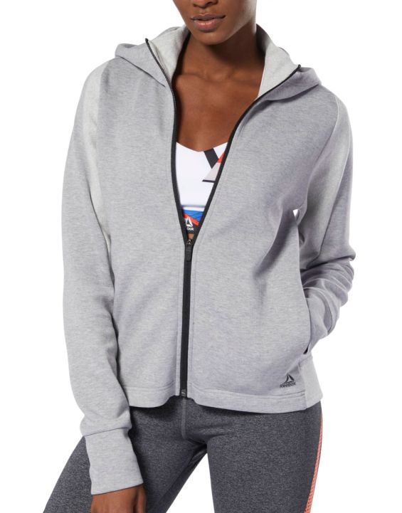 'REEBOK Quik Cotton Hoodie Grey