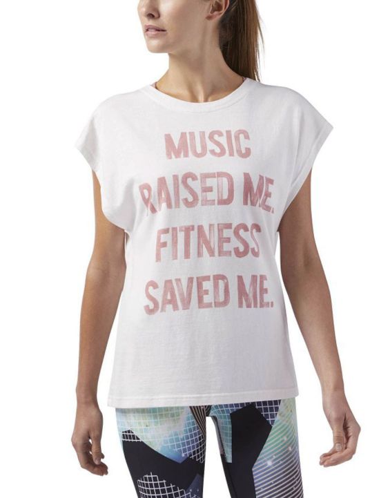 'REEBOK Studio Faves Tee Stone Wash