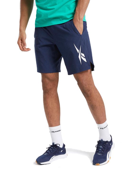 'REEBOK Textured Epic Shorts Navy