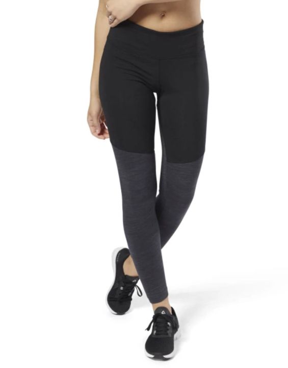 'REEBOK Training Essentials Colour Block Marble Leggings