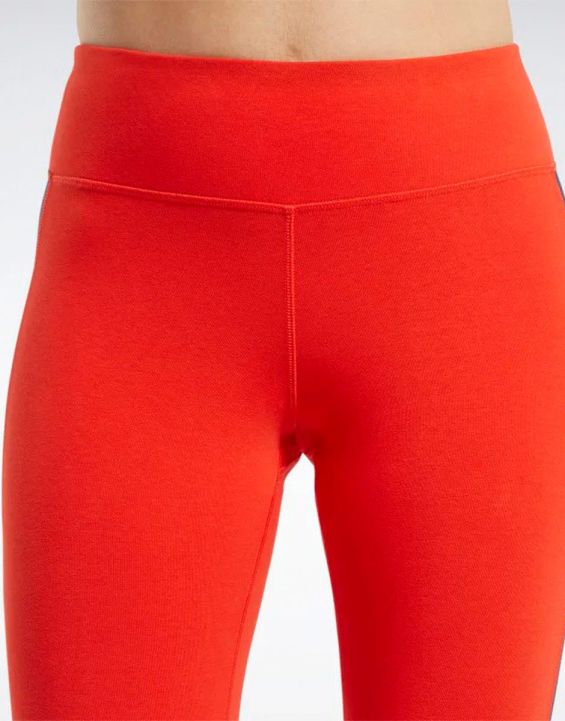 REEBOK Training Essentials Linear Logo Leggings Red - 4
