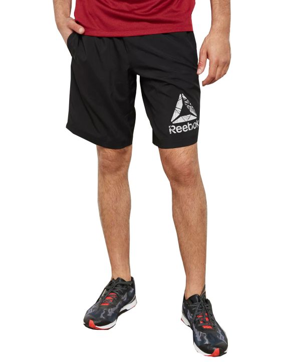 'REEBOK Workout Logo Shorts Black