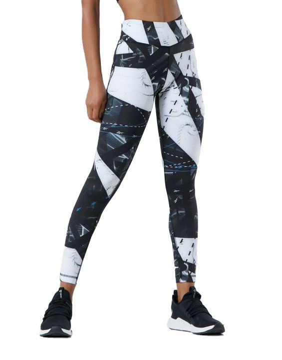 'REEBOK Workout Ready Printed Leggings AOP