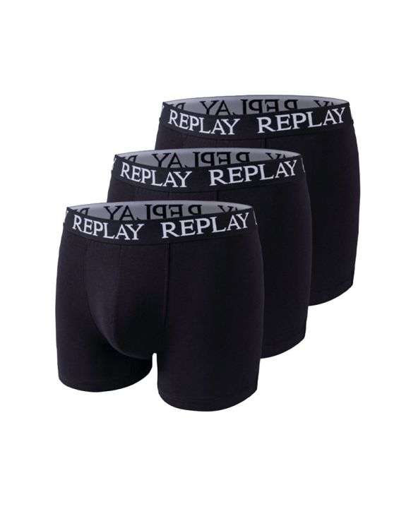'REPLAY 3-pack  Basic Boxer Black