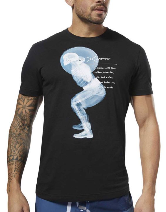 'REEBOK CrossFit X-Ray Squat Tee Black