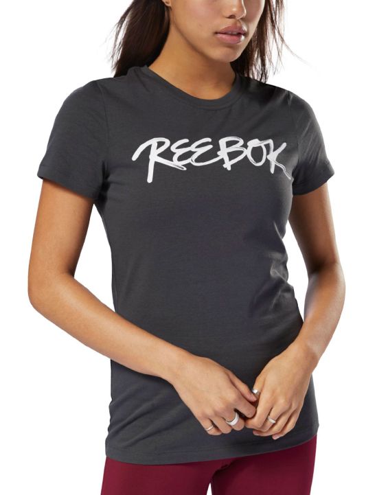 'REEBOK GS Script Tee Black