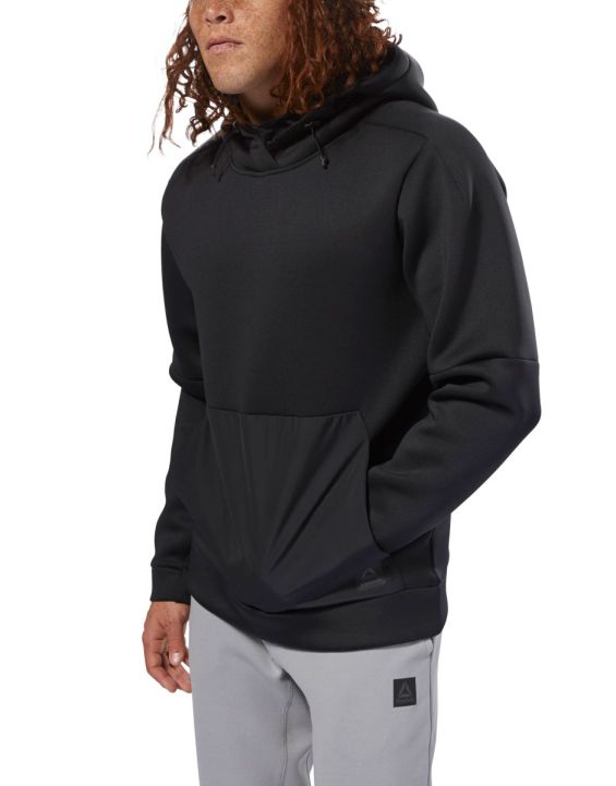 'REEBOK Training Supply Tech Hoodie Black