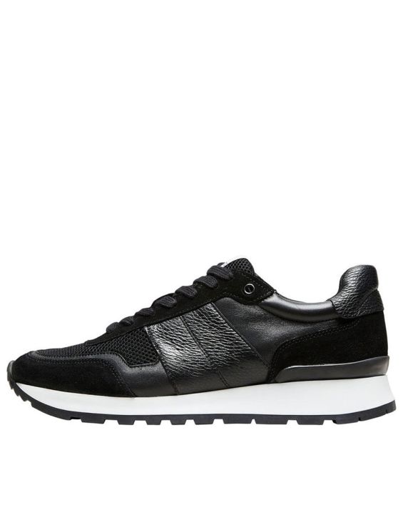 'SELECTED Frank Mix Runner Sneaker Black