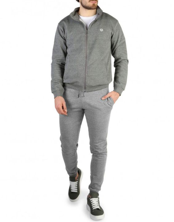 'SERGIO TACCHINI Iconic Cuff Tracksuit Grey Melange