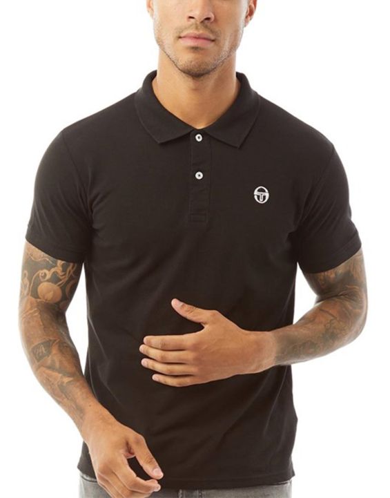 'SERGIO TACCHINI Iconic Small Logo Polo Black