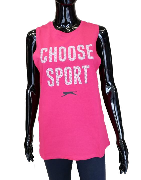 'SLAZENGER Larra Sleeveless Top Raspberry