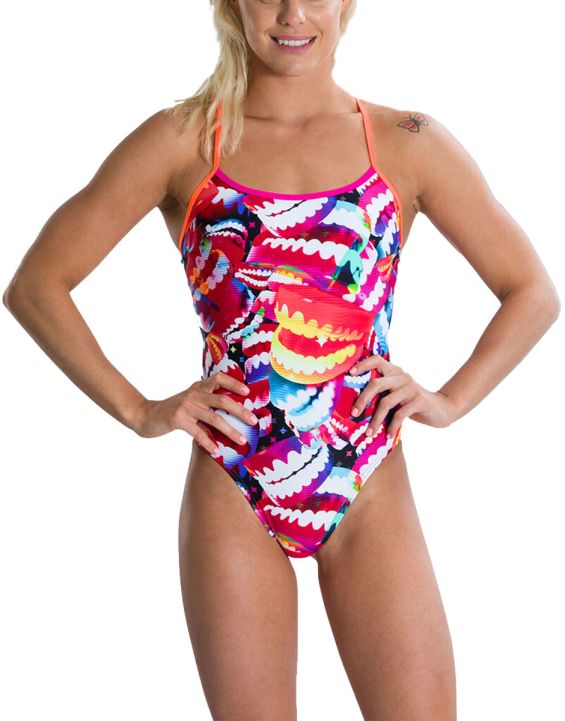 'SPEEDO Flipturns Single Crossback Swimsuit