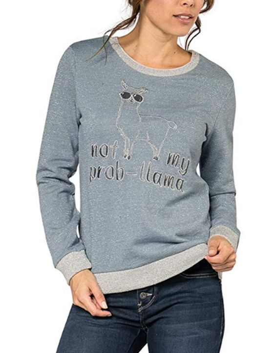 'STITCH&SOUL Lama Top Blue