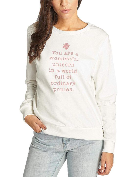 'SUBLEVEL Unicorn Top White